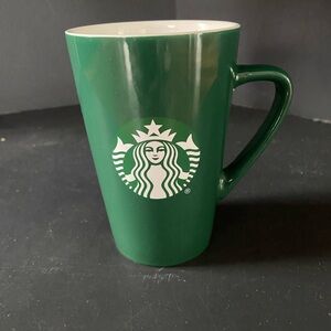Starbucks Deep Green Coffee Mug 12 oz